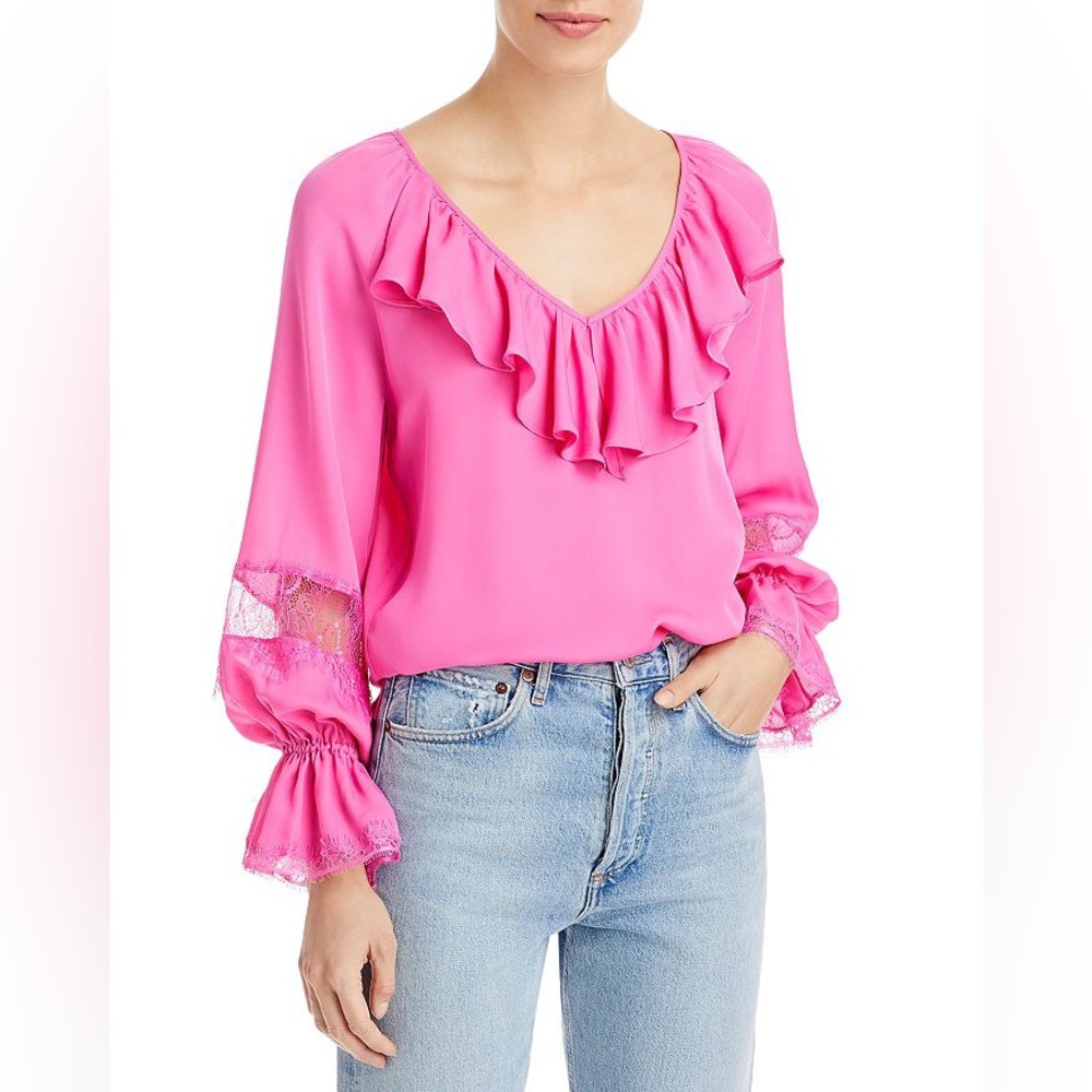 Kobi Halperin Nicolette Silk Blouse L New